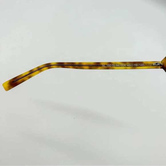 Authentic YVES SAINT LAURENT Tortoise Wayfarer Slim Sunglasses SL 160 new unused - Picture 10 of 11